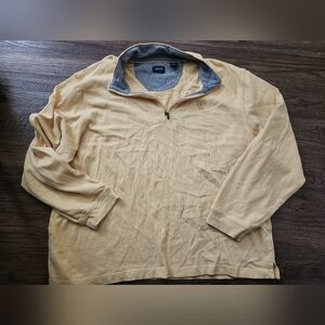 Izod Yellow Long Sleeve Half-Zip